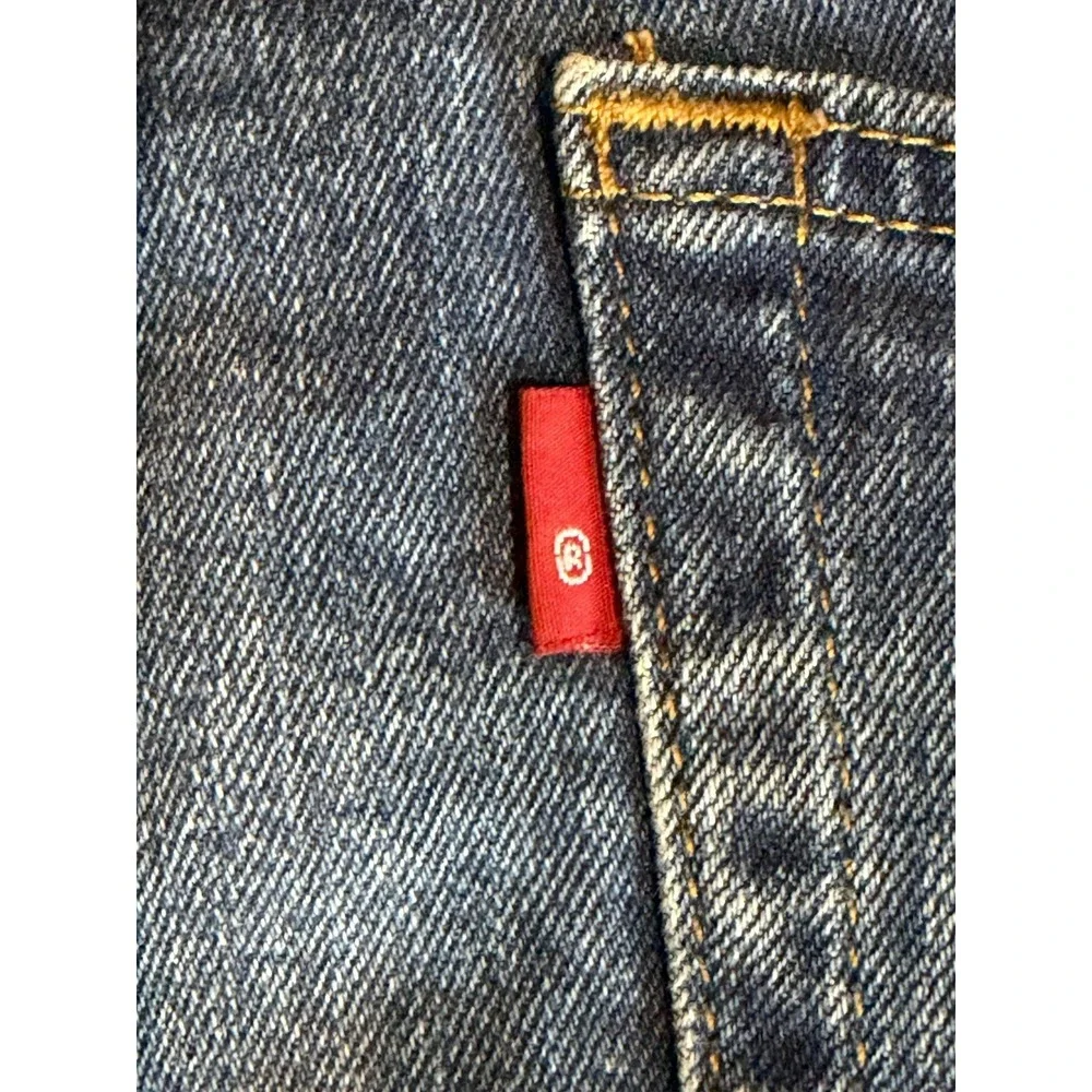 Levis‎ 505 Size Actual 34X32 Mens Blue Jeans Stretch Medium Wash
